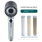 Supercharged Filter Spray Three-Speed Shower Nozzle Shower Shower Head Handheld Faucet