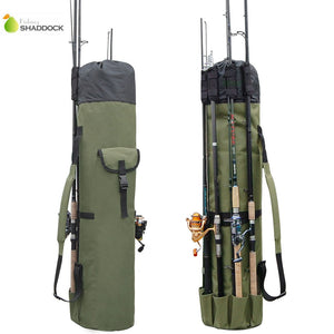Fishing Portable Multifunction Nylon Fishing Rod Bag Case Fishing Tackle Tools Storage Bag