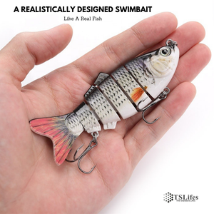 TSLifes™ Realistic Multi Jointed Swimbait Life-Like Fishing Lures
