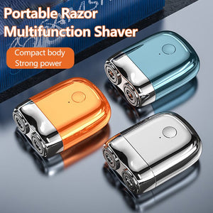 USB Rechargeable  Electric Shaver Mini Portable Face Cordless Shavers Wet & Dry Painless Small Size Machine Shaving For Men