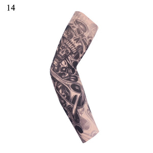 1Pc Outdoor Cycling Sleeves 3D Tattoo Printed Armwarmer UV Protection MTB Bike Bicycle Sleeves Arm Protection Ridding Sleeves