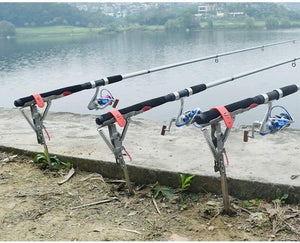 Automatic Fishing Rod Holder Stainless Steel Foldable  Fishing Pole Bracket Automatic Tip-Up Function